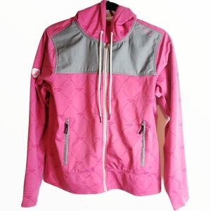 Saucony Pink All Over Print Zip UP Medium
